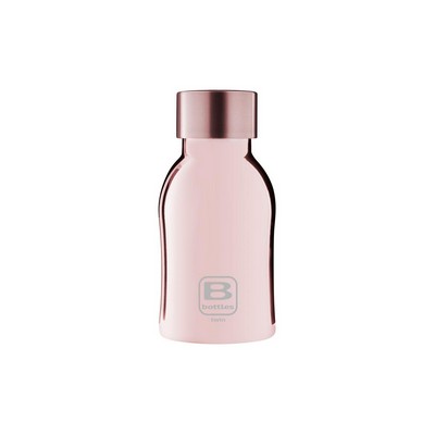 B Botellas Twin - Rose Gold Lux - 250 ml - Bottiglia termica A Doppia Parete en Acciaio INOX 18/10
